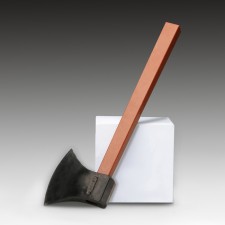 Training, rubber ax, 40 cm