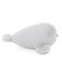 Soft toy "Sea cat", 30 cm, gray color