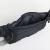 Lightning waist bag, 2 outer pockets, black color