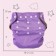 Panties-scammer, reusable, carbon-bamboo fabric, purple color, from 0-36 months.