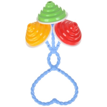 Rattle "mushrooms", color mix, aelytes