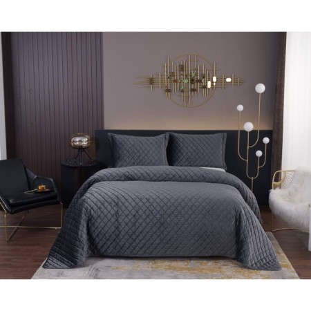 The bedspread with pillowcases "Nathaniel", size 240x260 cm, 50x70 cm-2 pcs
