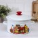 Cylindrical pan, 3 l, enameled cover, induction, neckline