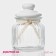 Glass Bank for bulk products with a ceramic lid of the jam, 600 ml, 11 × 15.5 cm