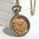 Pocket clock "Bronze frame", quartz, on a chain 80 cm, d-4.5 cm