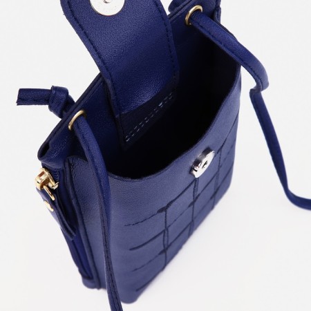 Baby bag on magnet, long belt, blue color-2