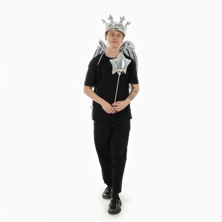 Set of foil balls "Carnival set. Silver ”, 3 pcs.-1