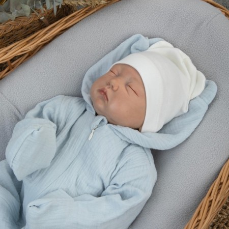 Kinderlitto “Muslin” discharge kit, 4 items, height 50-56 cm, blue color-3