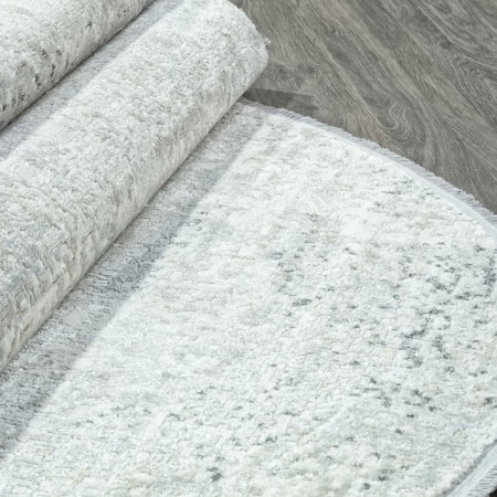 Oval carpet Durkar Rubi, size 200x290 cm, color Cream/L.Grey-2