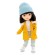 Lilu soft doll "in a mustard -colored park", 32 cm