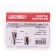 Secret Bolts, SkyWay, M12x1.50x28 Sphere, rotating, 2 cl, chromium, set 4 pcs