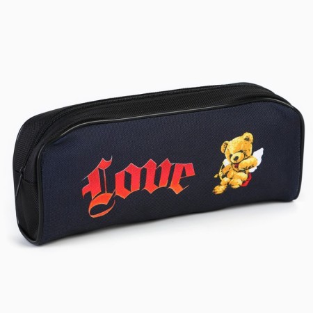 Penal School Textile “September 1: Love” Bear, 20 x 8 x 4 cm-3
