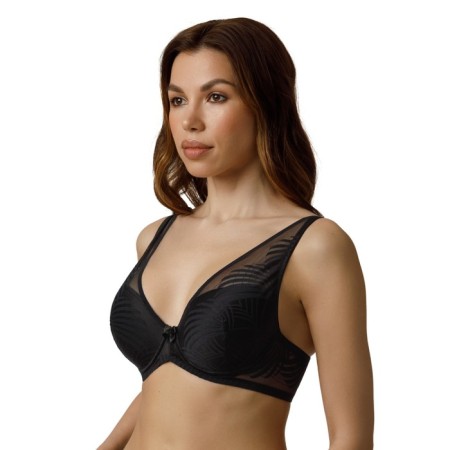 Women's bras of Lengy, size 75b, color black shadows-1