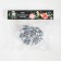 Girland "Mishura" 1 m Rosa, IP20, silver thread, 22 LED, 5 layers, D = 5 cm, glow white, CR2032X2