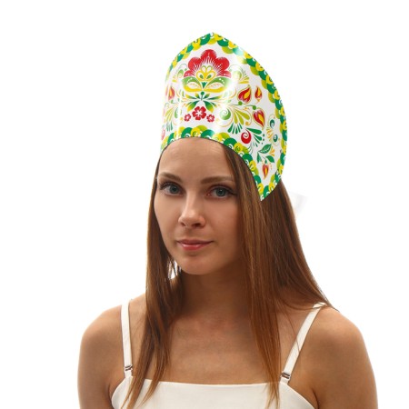 Kokoshnik "Tenderness" Green-1