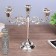 Summier Metal for 5 candles "conciseness" Color chrome 26.5x27.5x10 cm