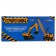 Metal “StroyTechnics” crane, movable details, with plastic elements