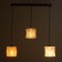 Lamp Bayerlux "Ling" 3he27 40W black 65x15x100 cm