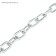 Binding chain with a short link, 19 x 4 mm, length 3 m