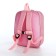 Baby backpack on lightning, pink color