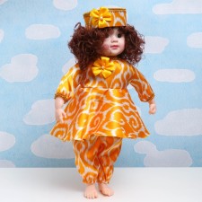 Doll in the National Uzbek outfit 60cm, mix