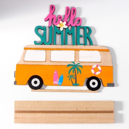 Souvenir tree "Bus - Hello Summer" 20x5x22.5 cm-4