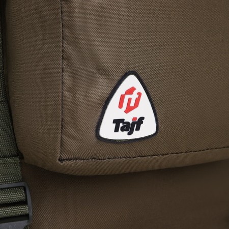 Tourist backpack, TAIF, 80 liters, cord department, external pocket, 2 side pockets, olive color-7