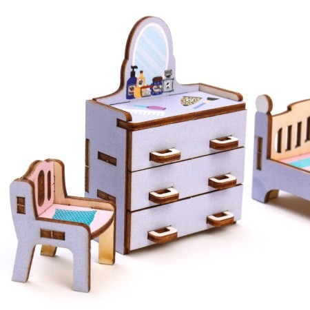 Puppet furniture "bedroom"-2