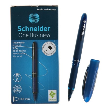 Schneider One Business knot handle, node 0.6 mm, blue ink