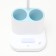 Table lamp sensory "Classen" LED 3W AKB USB white and white 14x13.5x57 cm Risalux