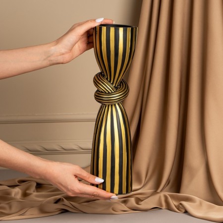 Climber for one candle “Knot” color Black-gold 39 x 10.5 x 10.5 cm-7