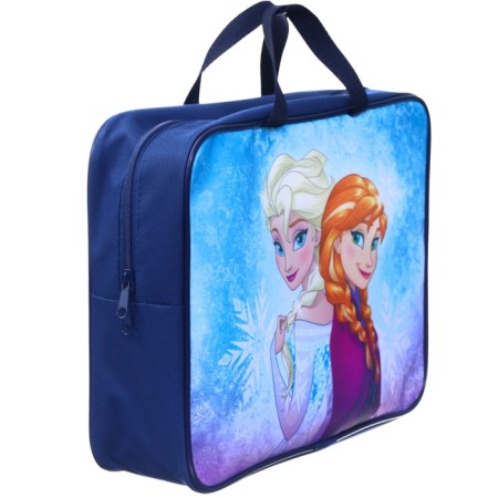 Folder with handles textile A4, 350x270x100 mm, cold heart-2