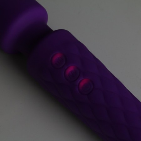 Massage vibrator, 20 frequencies, 16 modes, 20.4 × 4.2 cm, purple-8