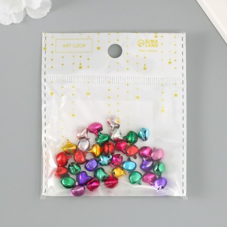 Set of decor for creativity Metal "Color Bells" weight 5 g, D-0.7 cm, 12x10 cm-4