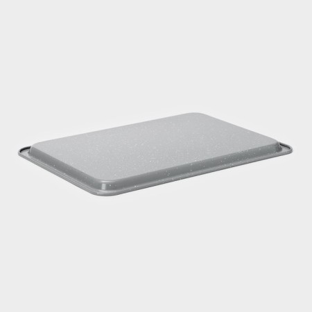 The baking sheet of the Dolyan is “Marble. Rectangle ", 38.5 × 27.5 × 2 cm, anti -stick coating, gray color-3