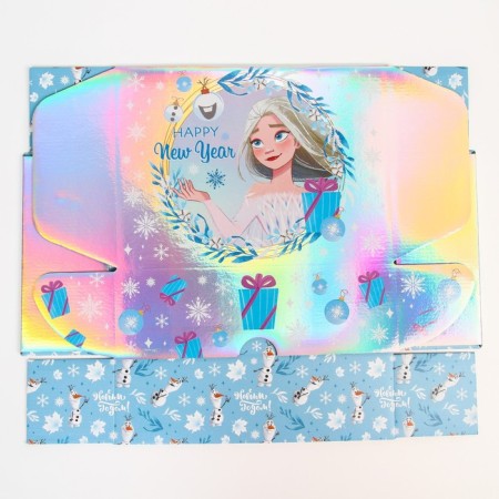 Gift box "New Year" 31x22x9.5 cm, cold heart-3