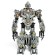 Fighter robot, transforms, with metal elements
