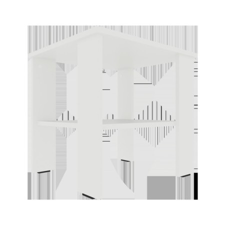Journal table, 500 × 450 × 473 mm, color white shag.-4