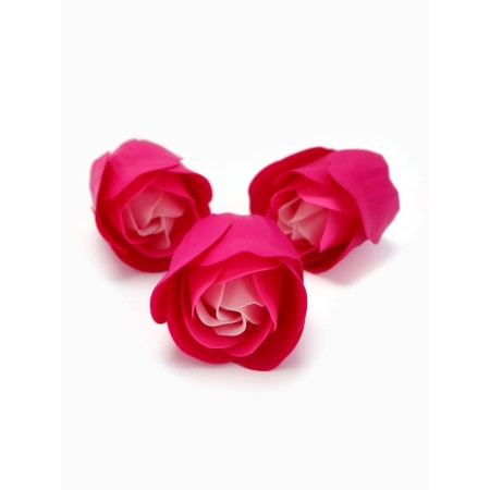 A set of soap roses in a box 16 pieces, pink-white-2