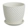 Flower Pot "Fine" white bud No. 2, 1.3l