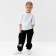 Children's pants Minaku: Crush, black color, height 116 cm