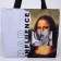 BAD BAD Influence bag without lightning with lining, white/black color