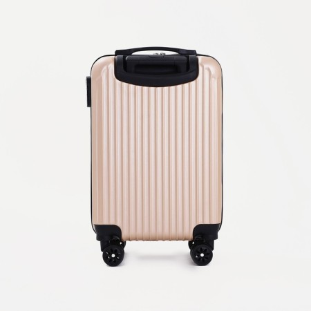 Small suitcase 20 ", lightning department, code castle, beige color-4