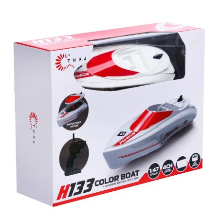 AWG radio -controlled boat works on the battery-5