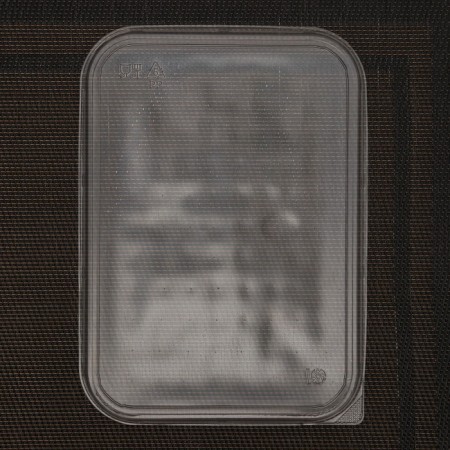 Plastic disposable lid "Yuzhuralpak", KR-179, 18.6 × 14.1 × 0.76 cm, color transparent color-1