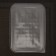 Plastic disposable lid "Yuzhuralpak", KR-179, 18.6 × 14.1 × 0.76 cm, color transparent color