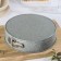 A set of baking forms “Elin marble. Circle ”, D = 22/24/26 cm, removable bottom, anti -stick coating, gray color
