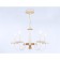 Suspended chandelier ambrella like, Modern, TR9592, 5HE14, white color, light wood