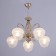 Ebby chandelier 5x60W E27 gold 46x46x88 (48) cm