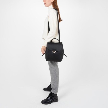 Youth backpack, L-Craft, valve department, black color-5
